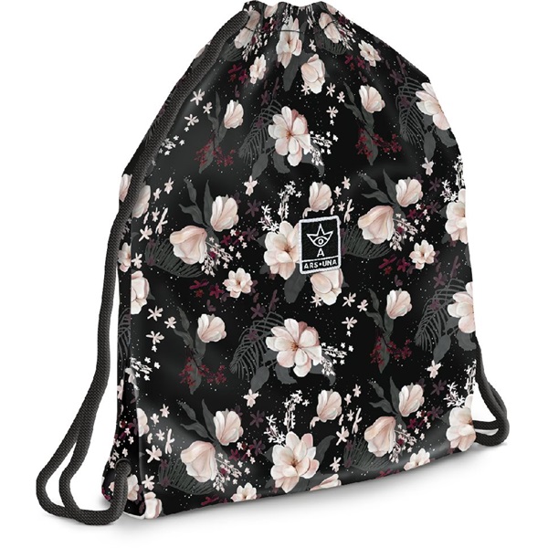 Ars Una Flowery Black 24 (5374) tinédzser sportzsák