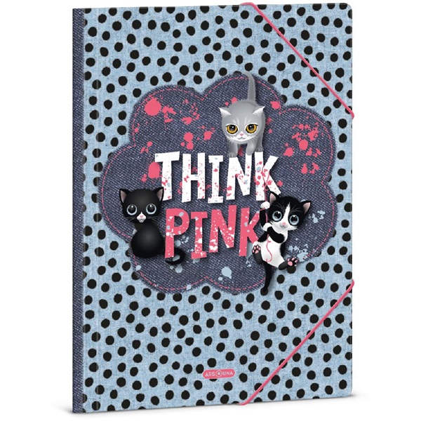 Ars Una Think-Pink 23 (5285) A4 gumis mappa