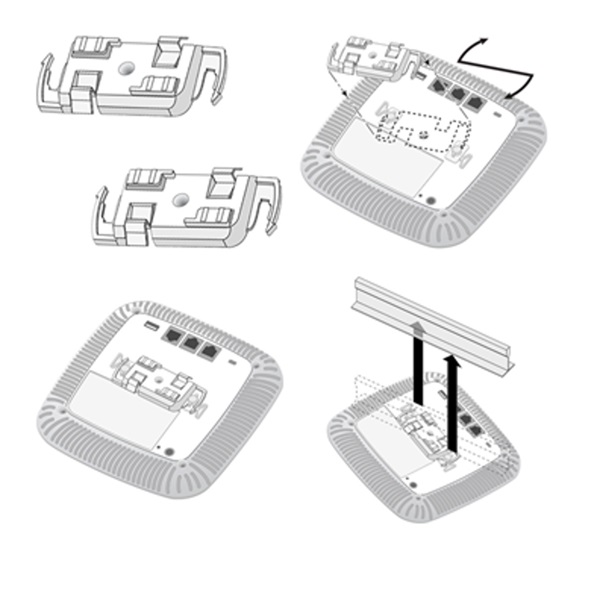 Aruba AP-220-MNT-C2 Ceiling Rail Mount Kit