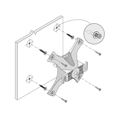 Aruba AP-220-MNT-W1 Black Basic Mount Kit