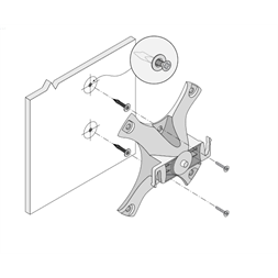 Aruba AP-220-MNT-W1 Black Basic Mount Kit