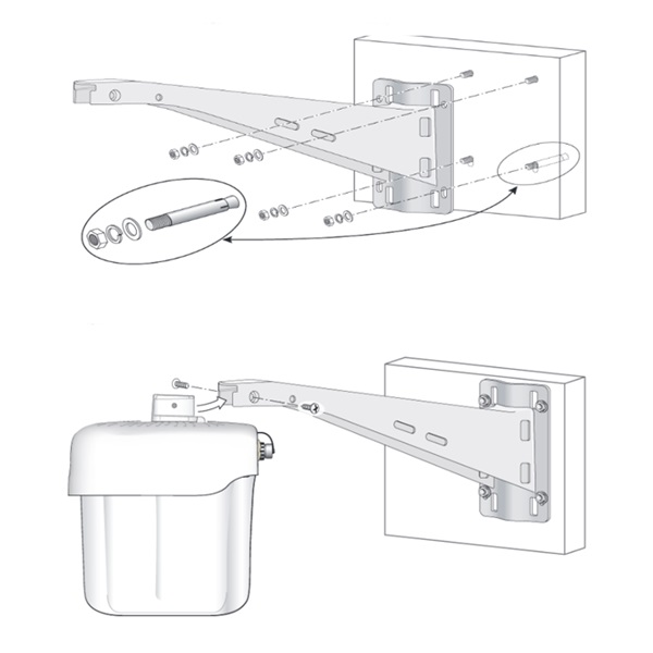 Aruba AP-270-MNT-V1 Outdoor Pole/Wall Long Mount Kit