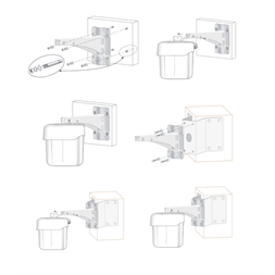 Aruba AP-270-MNT-V2 Outdoor Pole/Wall Short Mount Kit