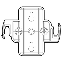 Aruba AP-MNT-W4 White Low Profile Basic AP Mount Kit