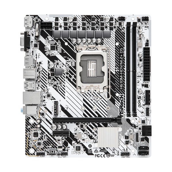 Asrock H610M-HDV/M.2+ D5 Intel H610 LGA1700 mATX alaplap