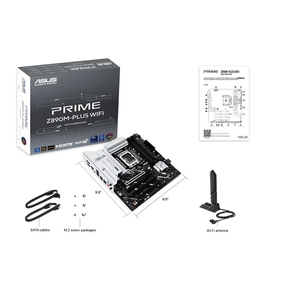 Asus PRIME Z890M-PLUS WIFI Intel Z890 LGA1851 mATX alaplap