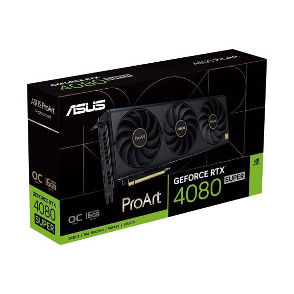 Asus ProArt GeForce RTX 4080 SUPER nVidia 16GB GDDR6X PCIe videókártya