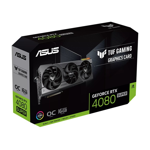 Asus TUF GeForce RTX 4080 SUPER nVidia 16GB GDDR6X PCIe videókártya