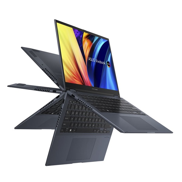 Asus Vivobook Flip TN3402YA-KN033W 14"2,8K/AMD Ryzen 5-7530U/16GB/512GB/Int.VGA/Win11/kék laptop