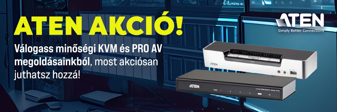  Aten akció, válogass minőségi KVM és Pro AV megoldásainkból!