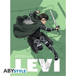 Attack on Titan "Season 4 Levi" 52x38 cm poszter