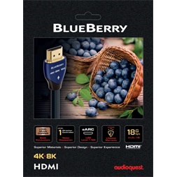 AudioQuest BlueBerry HDM18BLUE150 1,5m HDMI 2.1 kábel