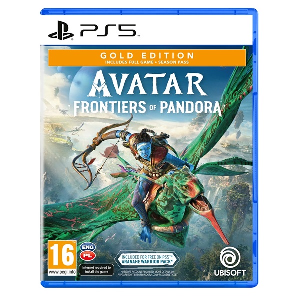 Avatar: Frontiers of Pandora Gold Edition PS5 játékszoftver