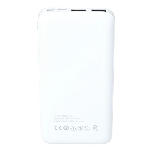 Avax PB104W LIGHTY 10000mAh fehér power bank