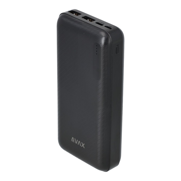 Avax PB201B LIGHTY 20000mAh fekete power bank