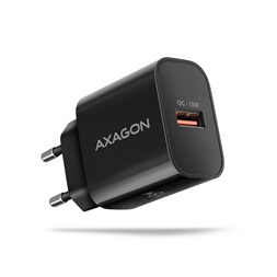 Axagon ACU-QC18 18W QC USB fekete hálózati töltő