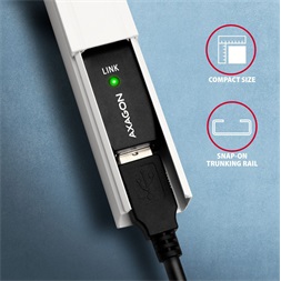 Axagon ADR-215 15m USB 2.0 A apa - anya aktív repeater kábel