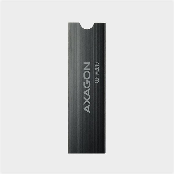 Axagon CLR-M2L10 alumínium passzív hűtő M.2 SSD-hez