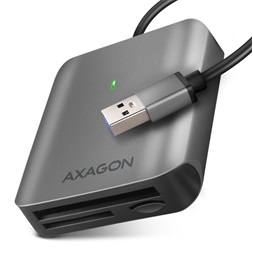 Axagon CRE-S3 USB-A 3.2 SD/microSD/CF külső kártyaolvasó