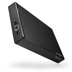 Axagon EE35-XA3 USB 3.0 fekete külső alumínium 3,5" HDD ház