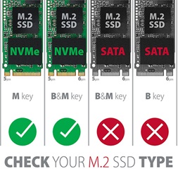 Axagon EEM2-XR USB-C 3.2 Gen2 - M.2 NVMe SSD ház