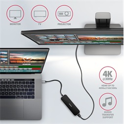 Axagon HMC-6H4A SuperSpeed USB-C COMBO 6in1 hub