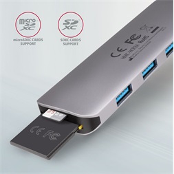 Axagon HMC-HCR3A SuperSpeed USB-C COMBO 5in1 HUB