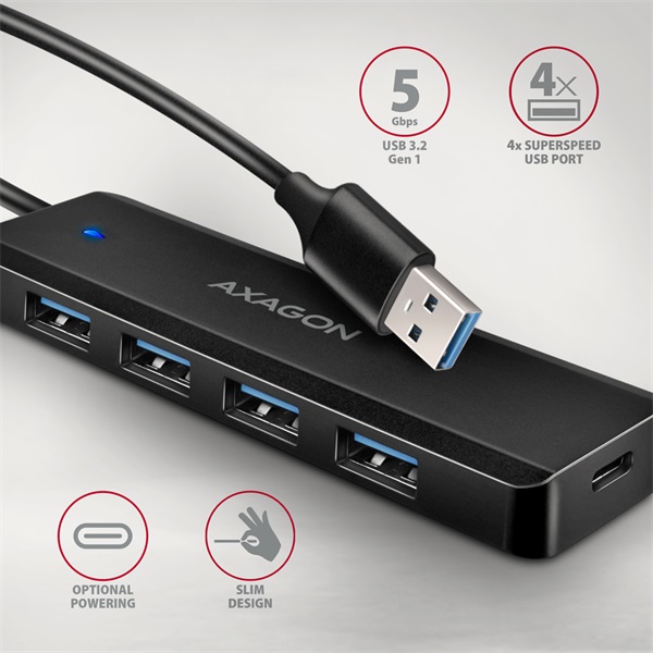 Axagon HUE-C1A 4xUSB USB HUB