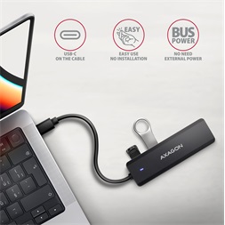 Axagon HUE-C1C 4xUSB Type-C USB HUB