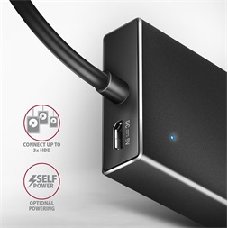 Axagon HUE-F7C SuperSpeed USB-C FLAT CHARGING hub