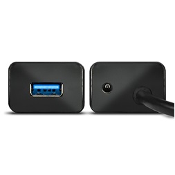 Axagon HUE-SA7BP 7 portos USB3.0 gyorstöltő fekete HUB