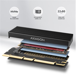 Axagon PCEM2-XS PCI-Express - NVME M.2 adapter