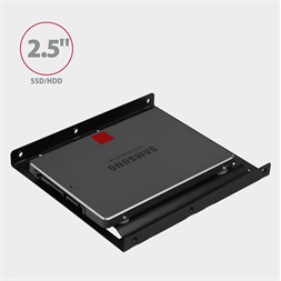 Axagon RHD-125B 3,5"-ről 2,5"-re fekete SSD / HDD beépítő keret