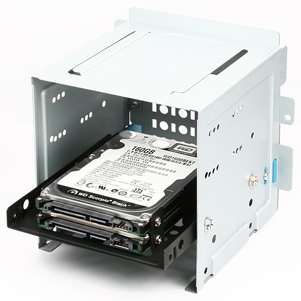 Axagon RHD-225 3,5"-ről 2,5"-re fekete SSD / HDD beépítő keret