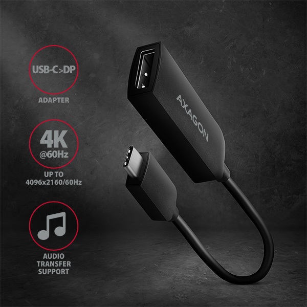 Axagon RVC-DP USB-C - Displayport adapter