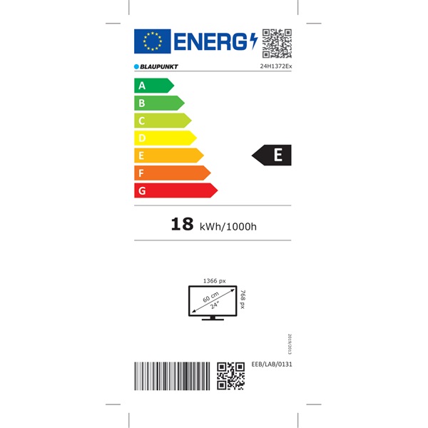 BLAUPUNKT 24" BN24H1372EEB HD Ready LED TV