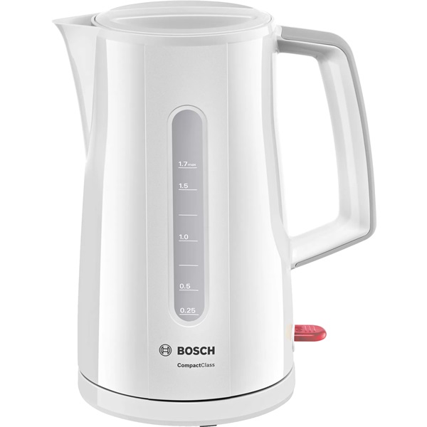 BOSCH TWK3A011 CompactClass 1,7L-es fehér vízforraló