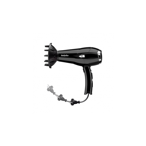 BaByliss D374DE Cordkeeper fekete hajszárító