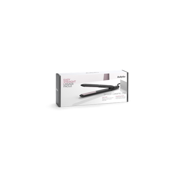 BaByliss ST241E Smooth Ceramic kerámialapos fekete hajsimító