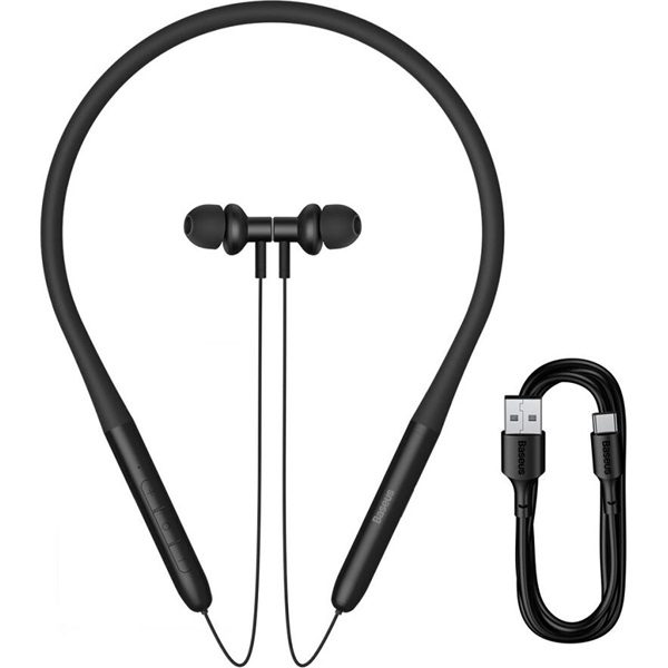 Baseus A00025900117-Z1 Bowie P1x 2023 In-ear Neckband vezeték nélküli Bluetooth fekete fülhallgató