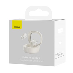 Baseus Bowie WM02 True Wireless Bluetooth fehér fülhallgató