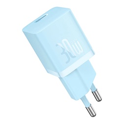 Baseus CCGN070603 Mini GaN5 30W kék hálózati töltő adapter