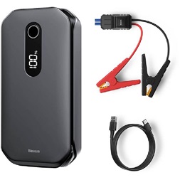 Baseus CRJS03-01 Super Energy Autó Jump Starter 12000mAh fekete power bank