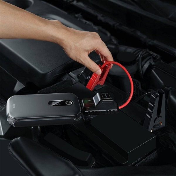 Baseus CRJS03-01 Super Energy Autó Jump Starter 12000mAh fekete power bank