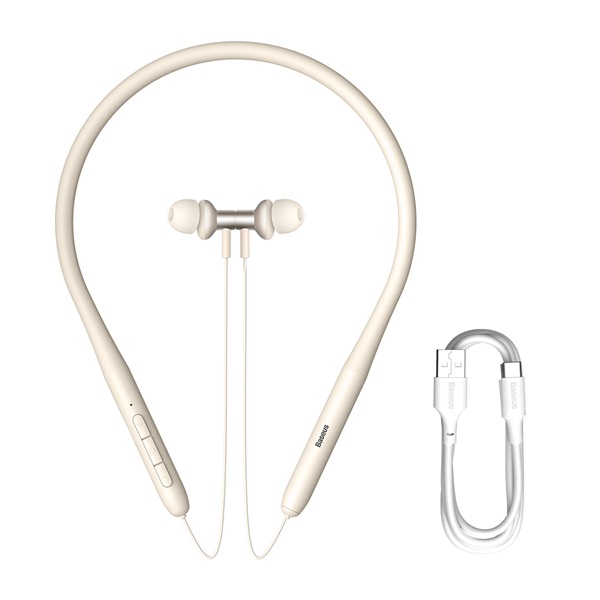 Baseus NGPB010002 Bowie P1x In-ear Neckband vezeték nélküli Bluetooth fehér fülhallgató