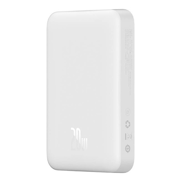 Baseus PPCX070002 Magnetic Mini 10000mAh fehér powerbank