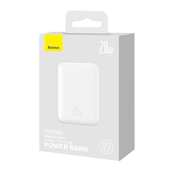 Baseus PPCX070002 Magnetic Mini 10000mAh fehér powerbank