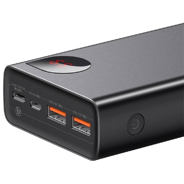 Baseus PPIMDA-D01 Adaman Metal 20000mAh fekete power bank