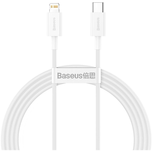 Baseus Superior Series PD 20W 1,5m USB-C - Lightning fehér kábel