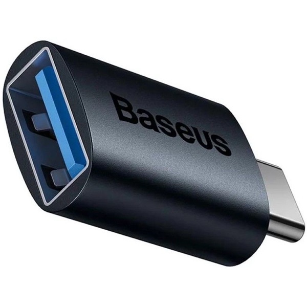 Baseus ZJJQ000003 Ingenuity USB C - USB A kék OTG adapter